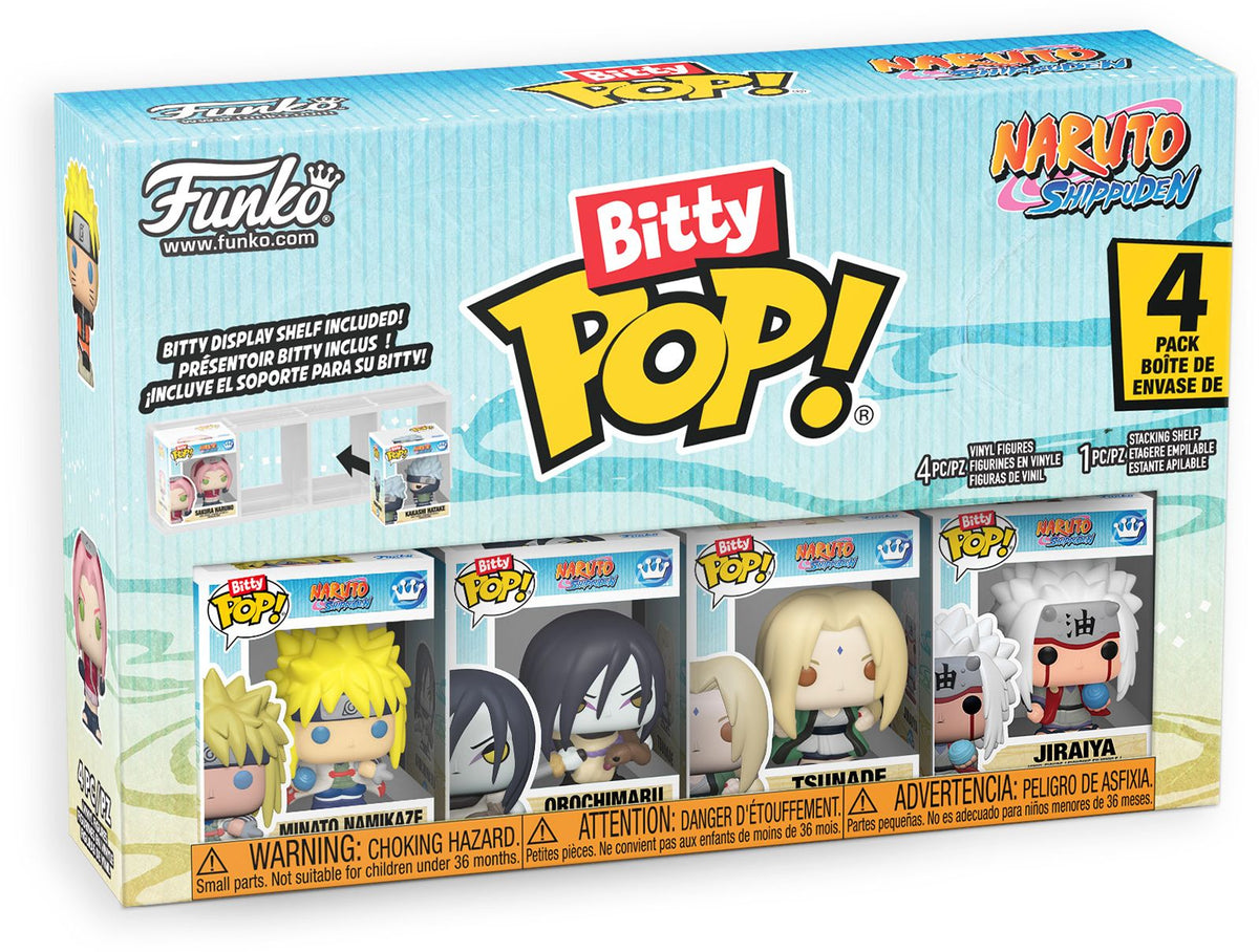 Funko Bitty POP! 4 Pack Animation: Naruto, Team 2 Bitty POP! Vinyl Figures