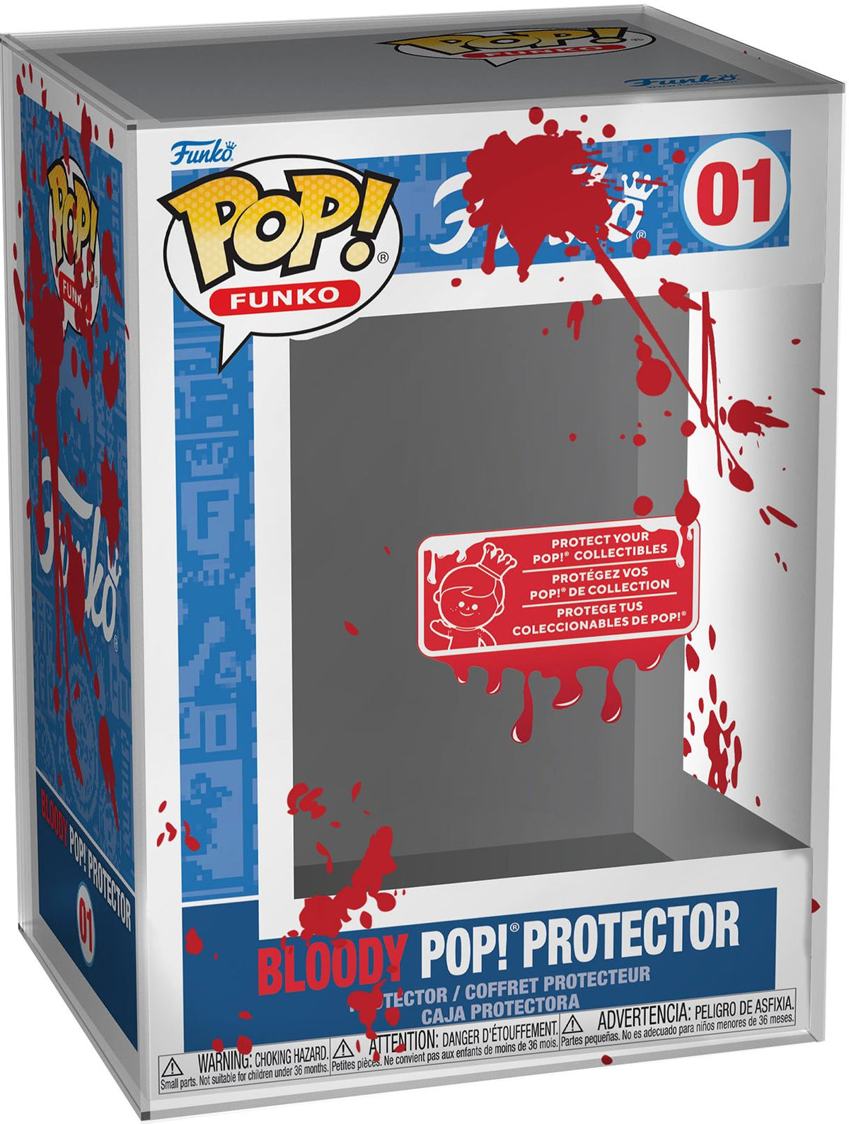 Funko POP! Printed UV POP Protector :Blood Splatter