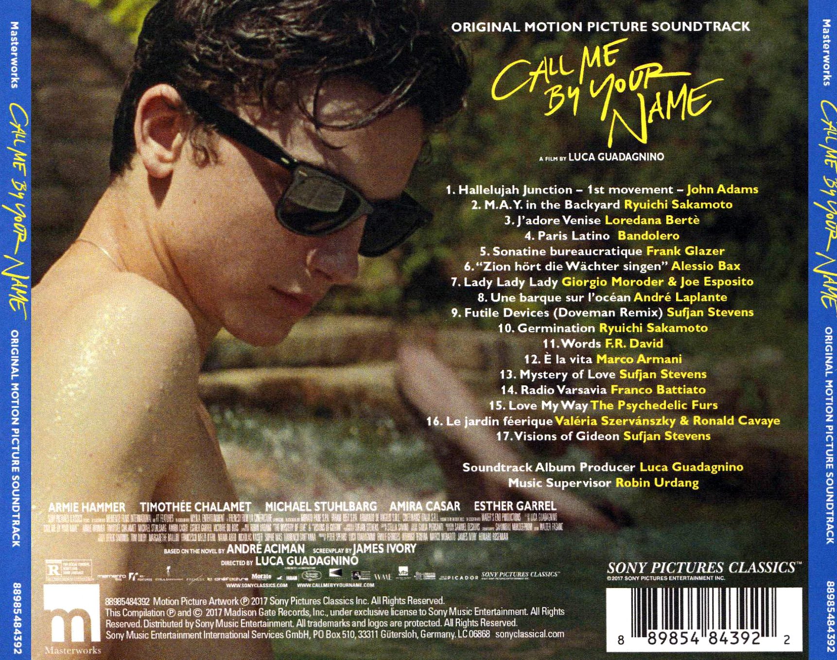 Call Me by Your Name [Original Motion Picture Soundtrack]