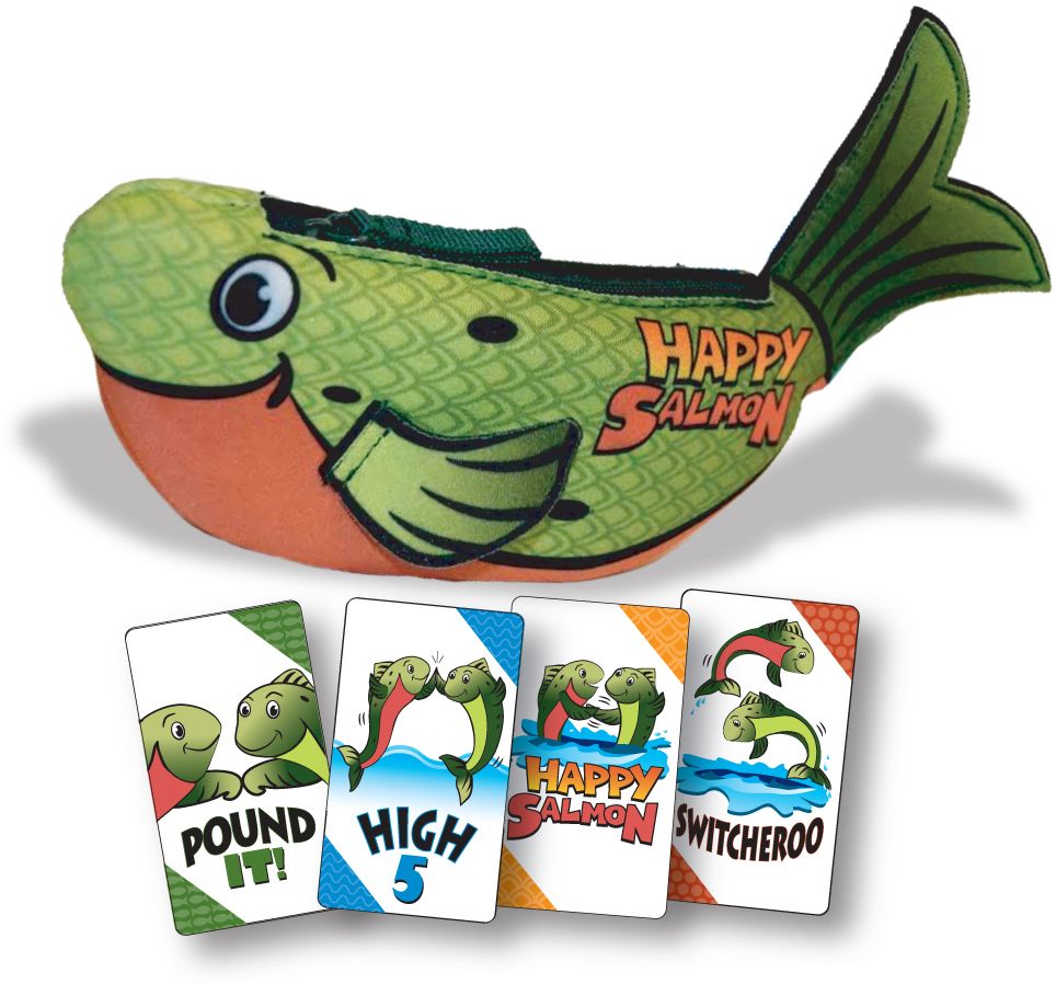 Happy Salmon - Green Fish