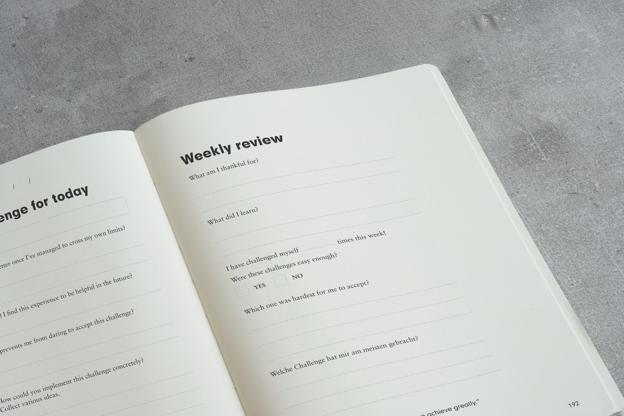 Anthracite, Change Journal, Medium (A5), 100 g/m² paper, English