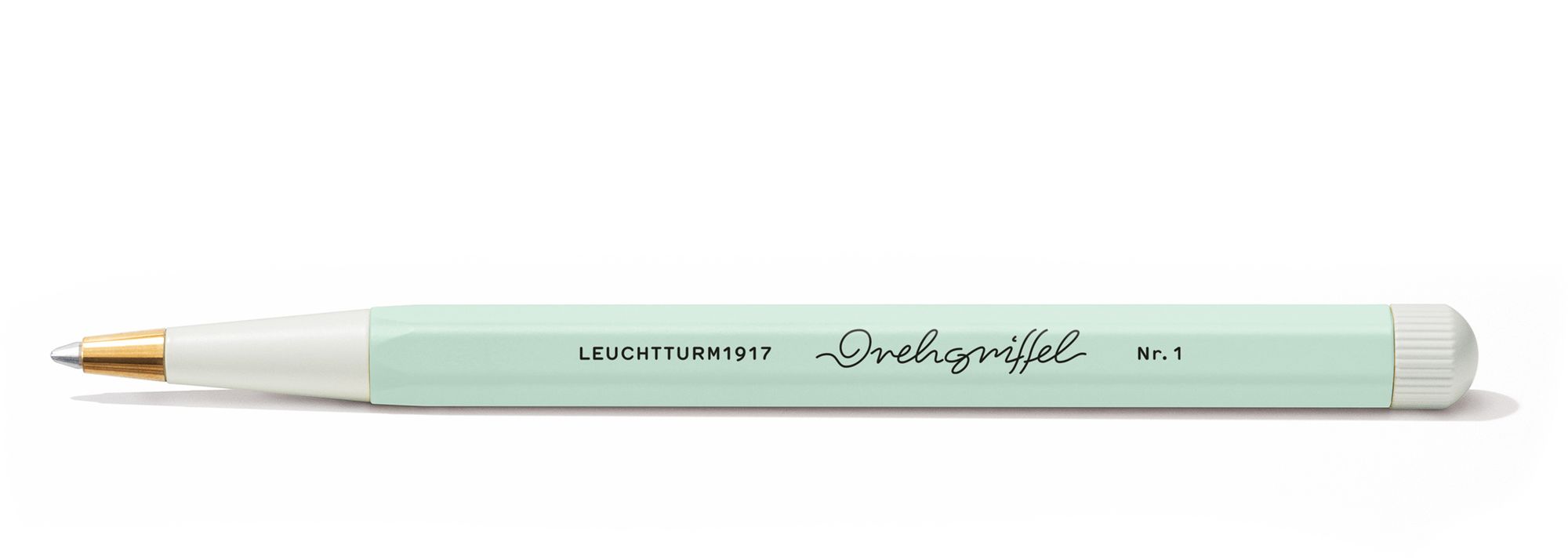 Mint Green, Drehgriffel Nr. 1, with black gel refill