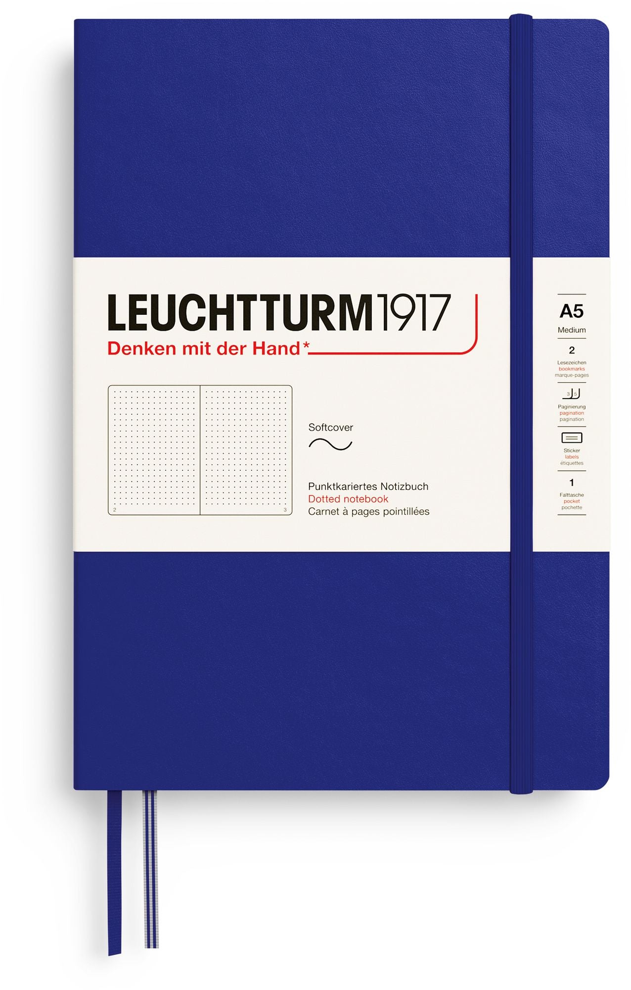 Ink, Softcover, Medium (A5), 123 p., dotted