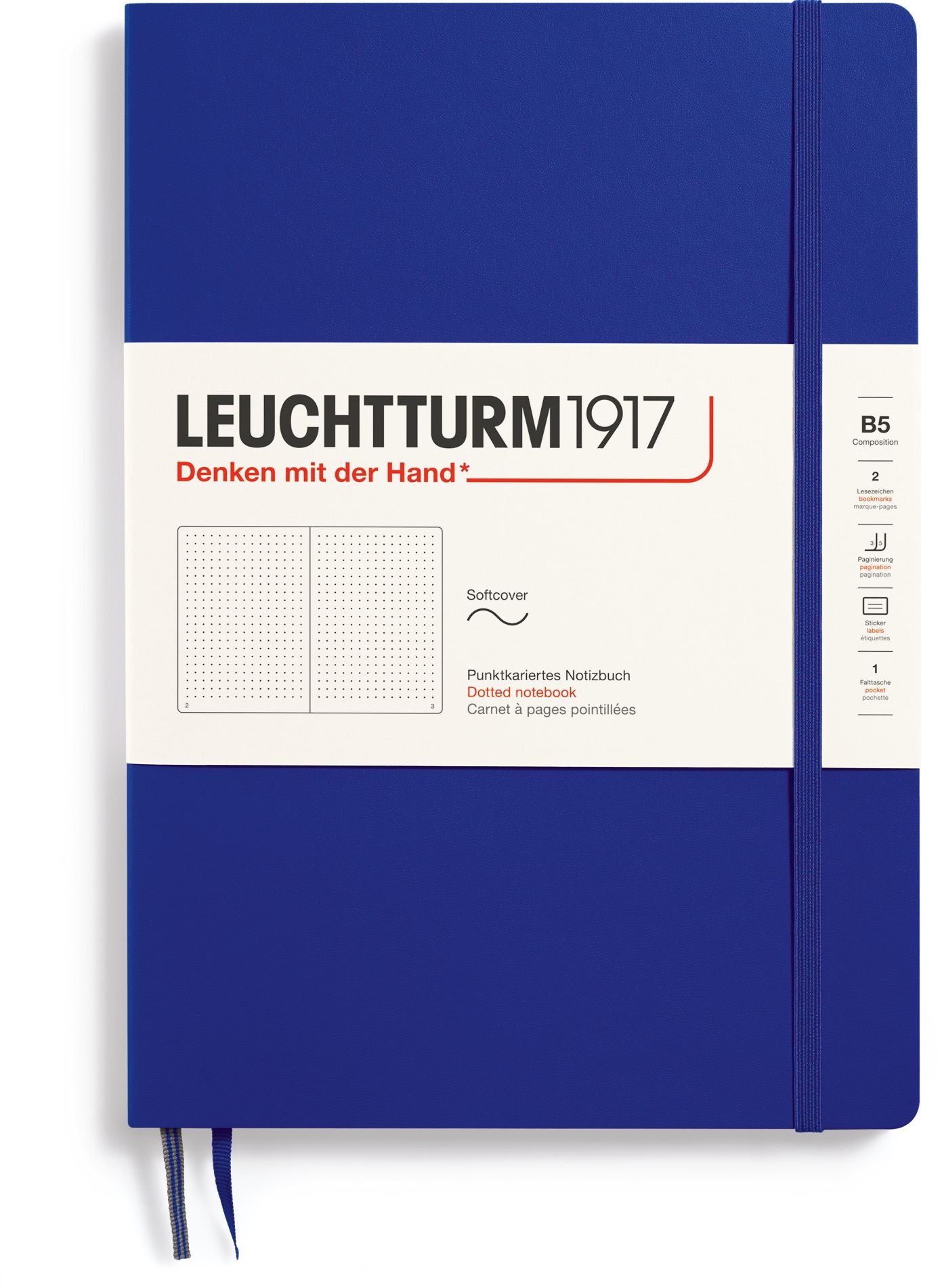 Ink, Softcover, Composition (B5), 123 p., dotted
