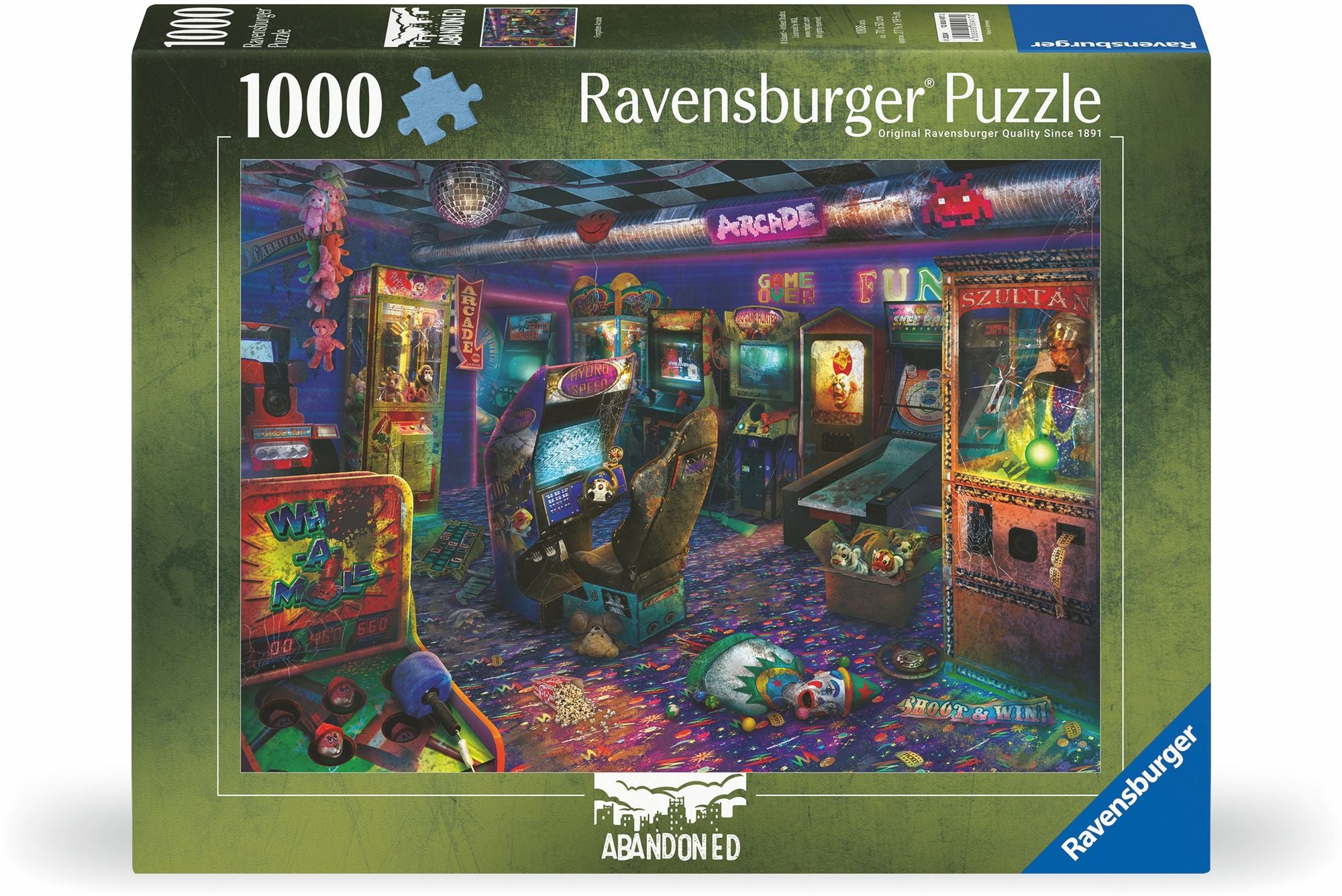 Forgotten Arcade 1000 Piece Puzzle