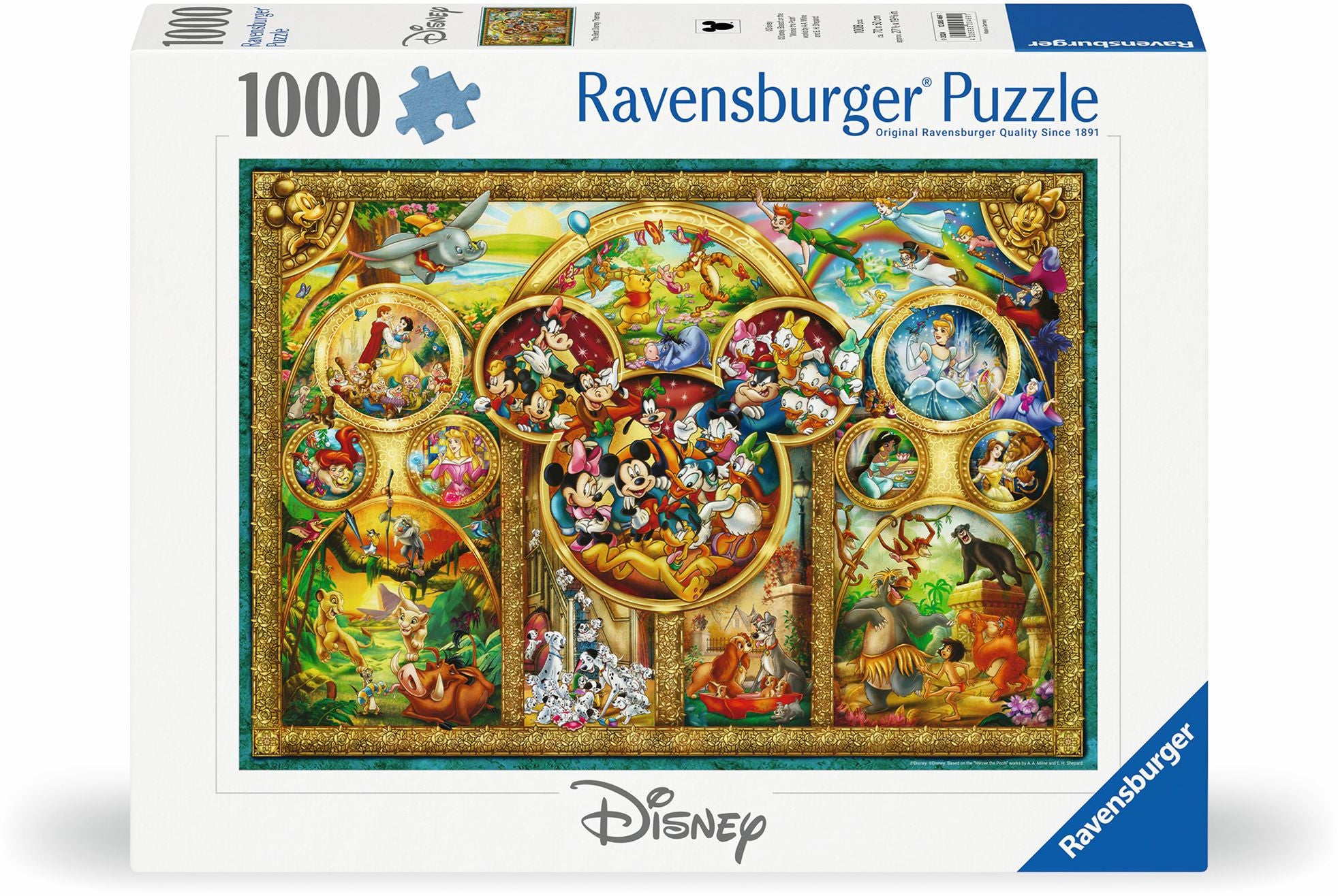 Disney Best Themes 1000 Piece Puzzle