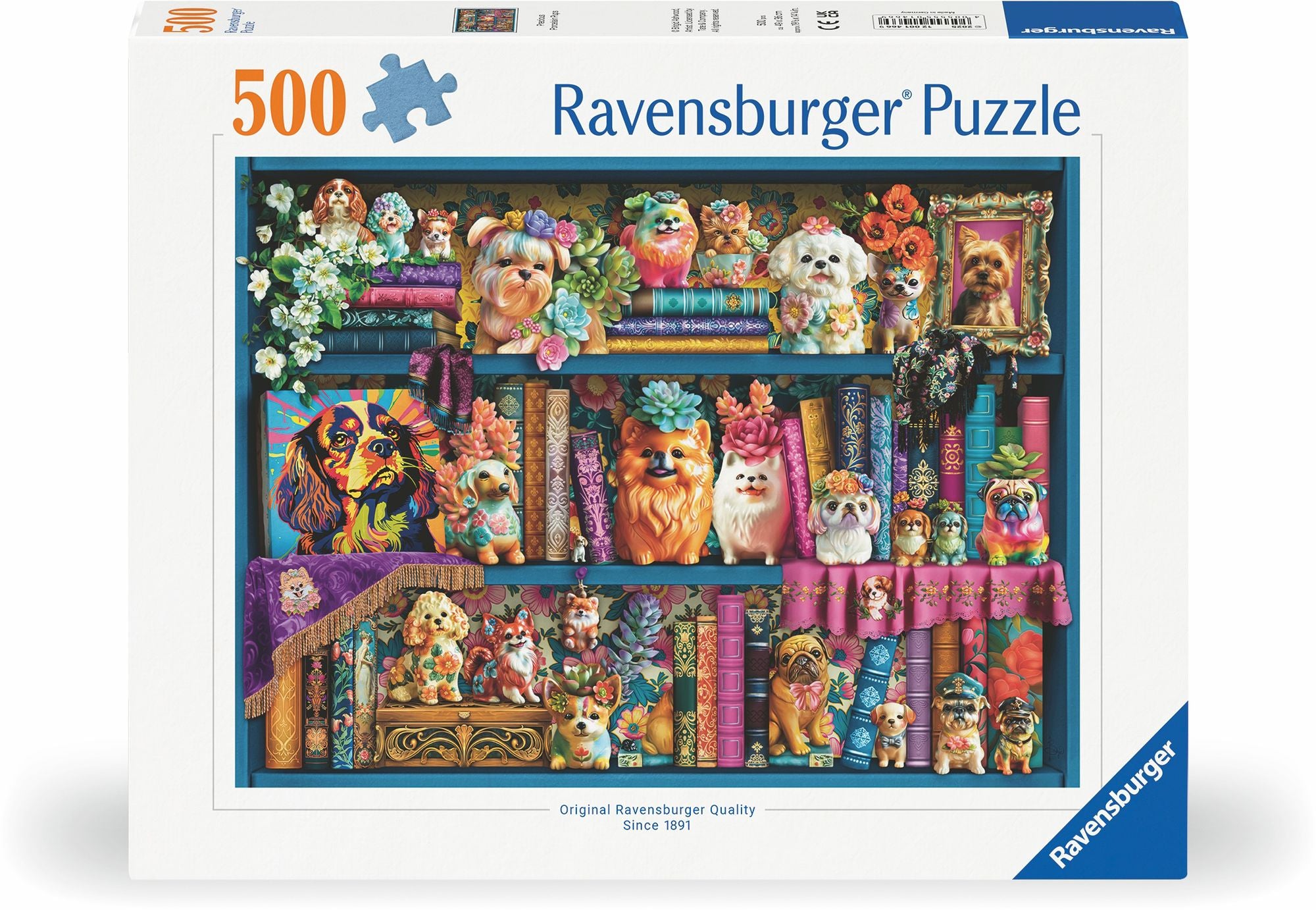 Precious Porcelain Pups 500 Piece Puzzle