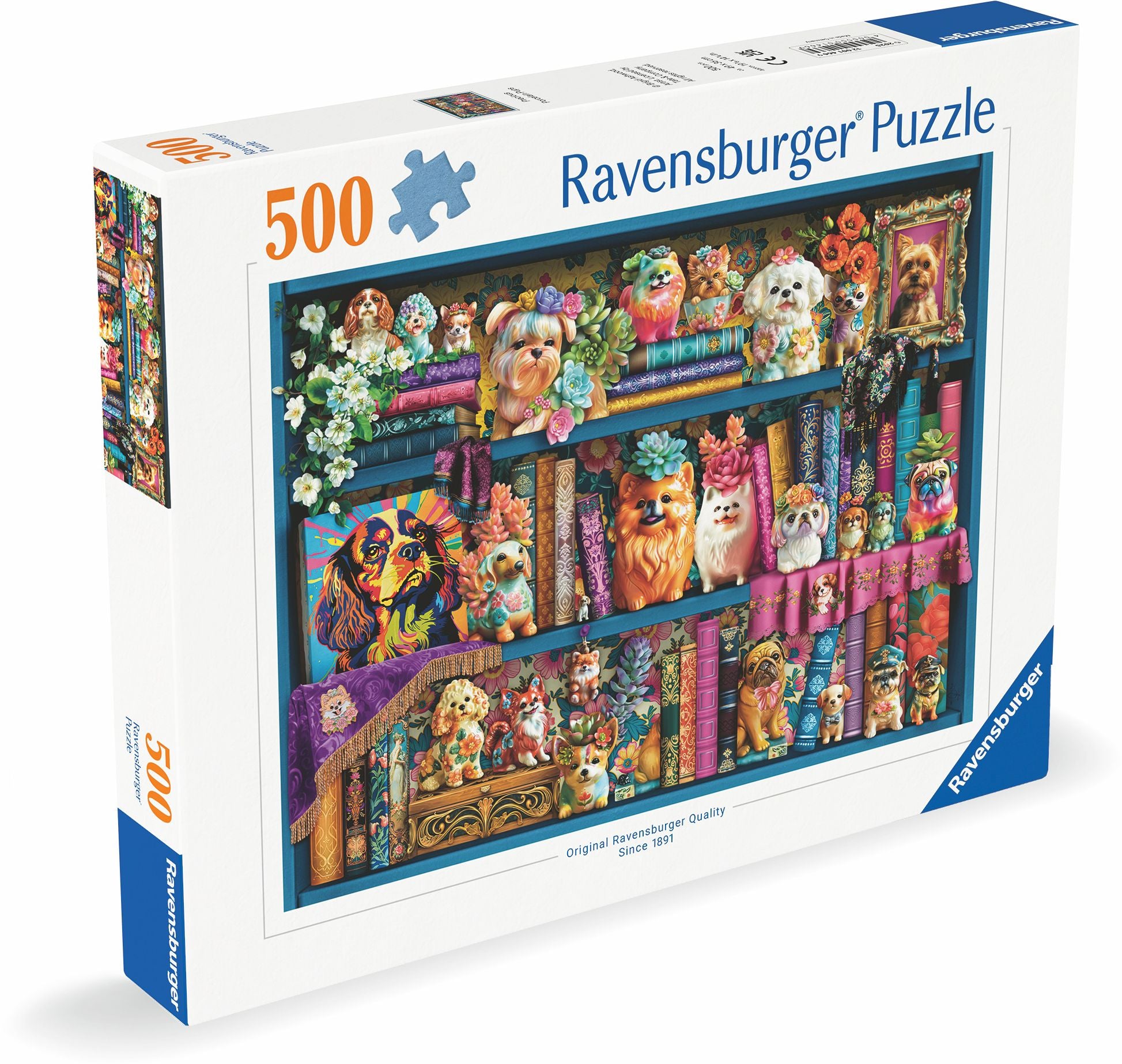 Precious Porcelain Pups 500 Piece Puzzle