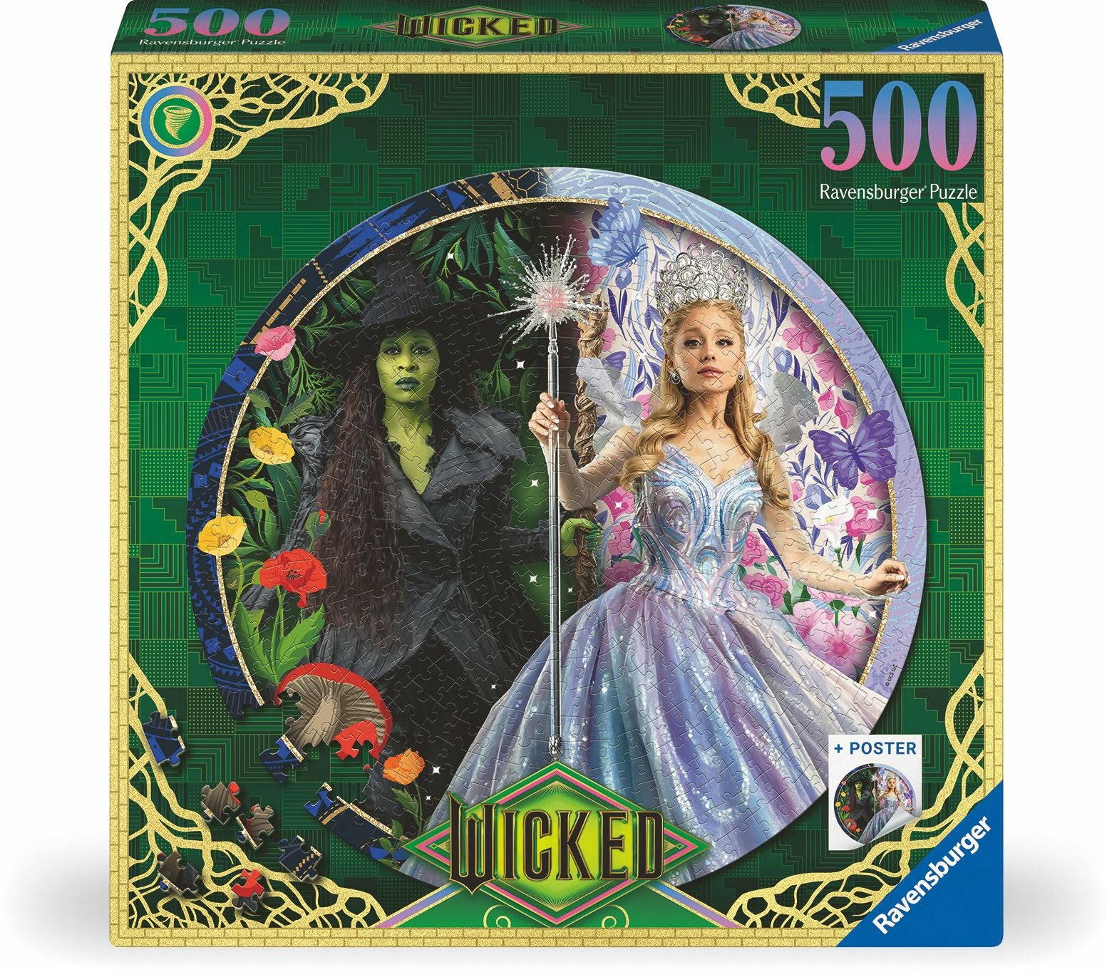Wicked 2 500 Piece Round Puzzle
