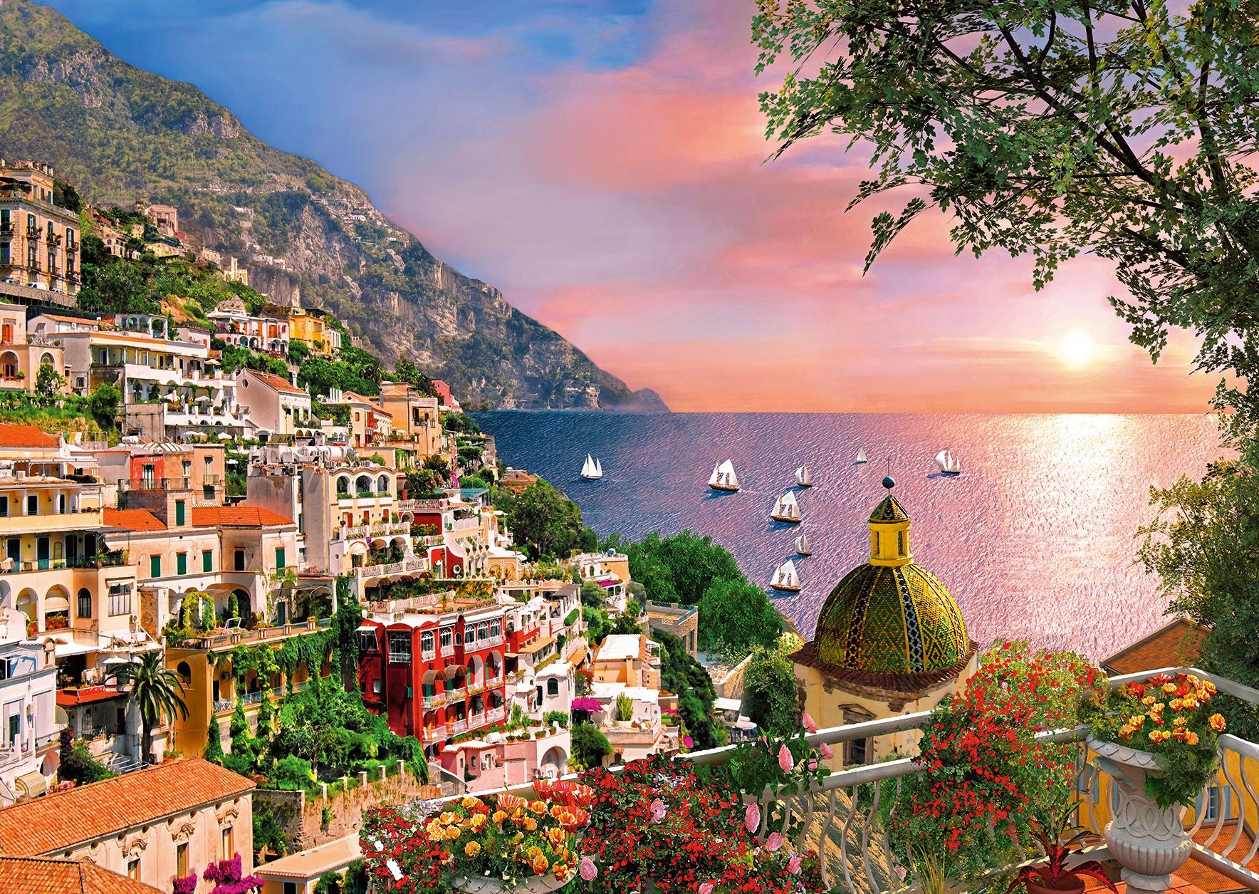 Positano 500 pc large format puzzle