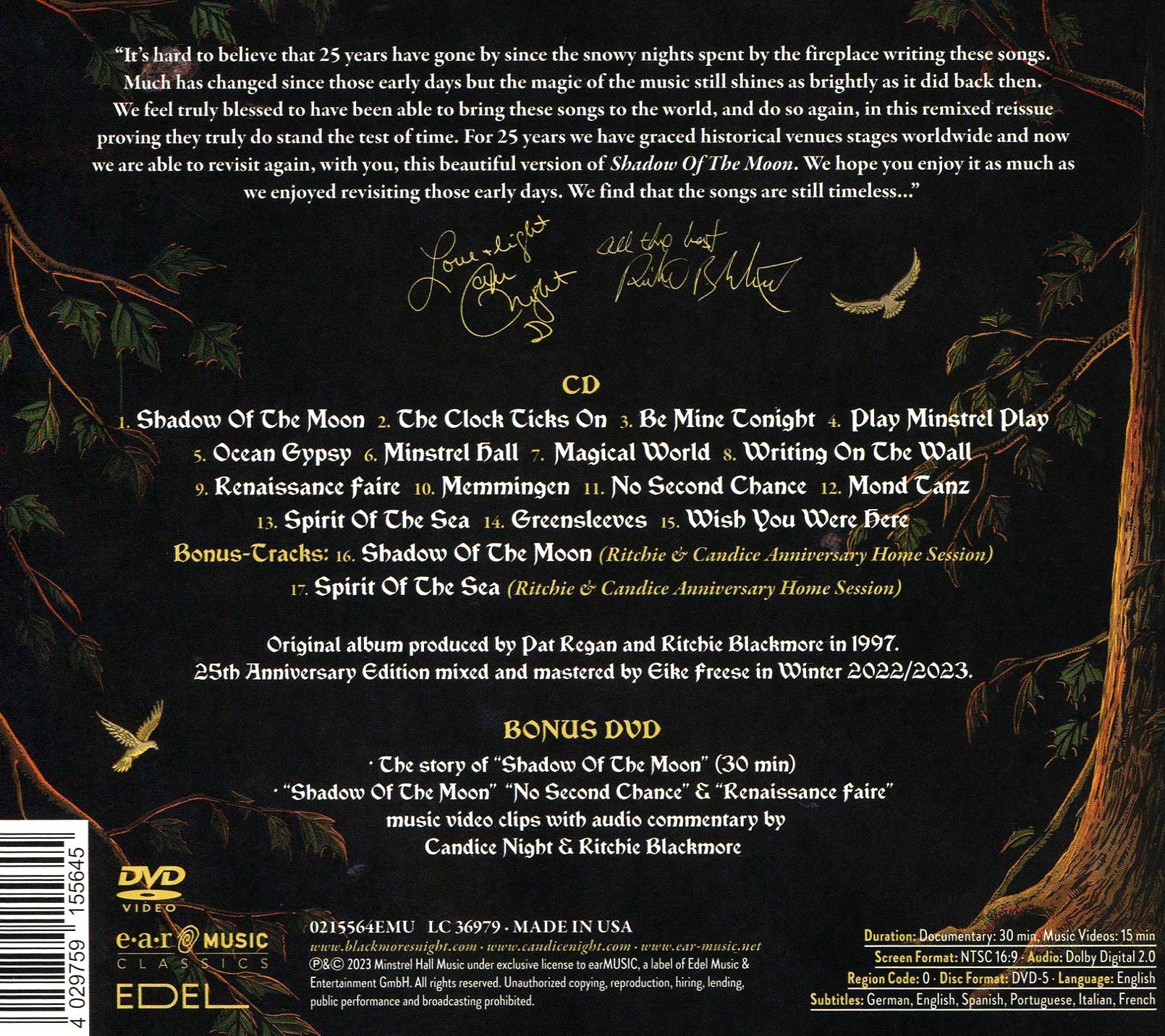 Shadow of the Moon [25th Anniversary Edition]