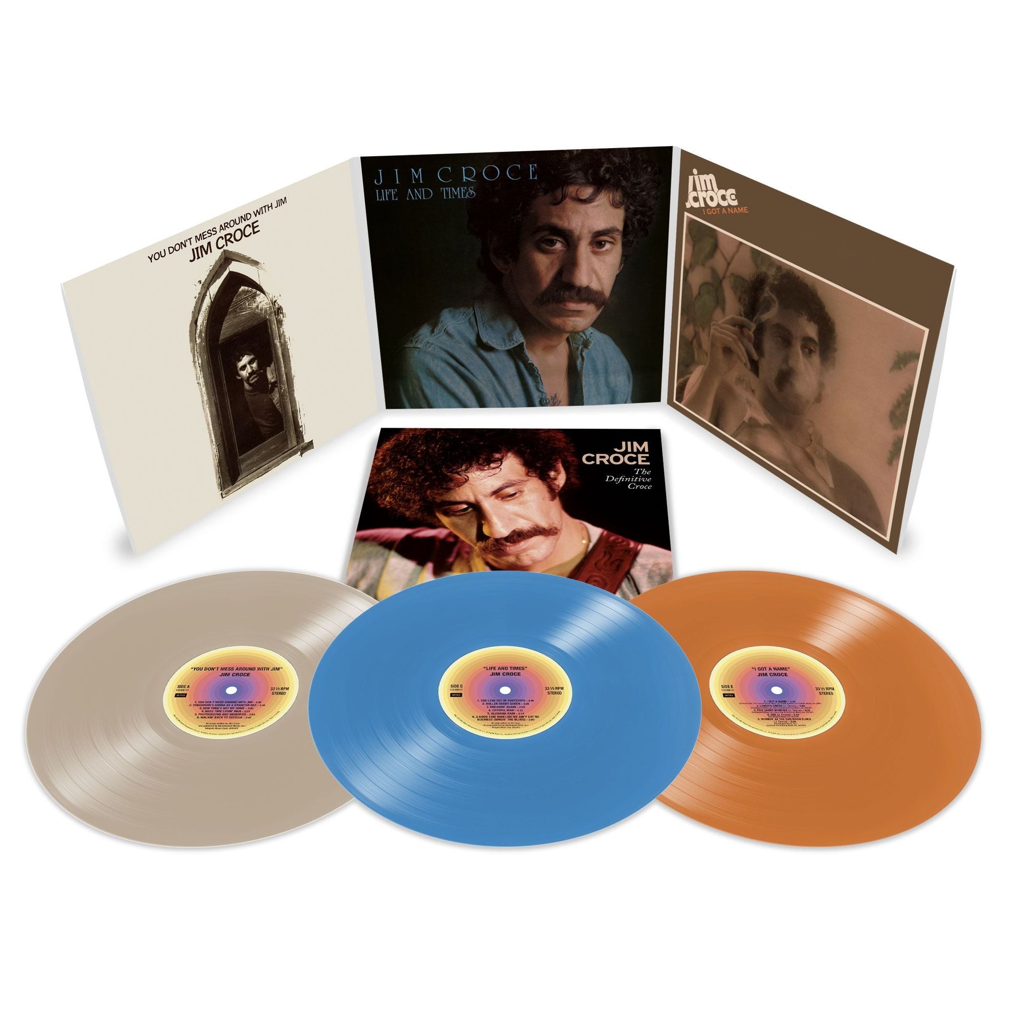 The Definitive Croce [Bone/Sky Blue/Tangerine 3 LP]