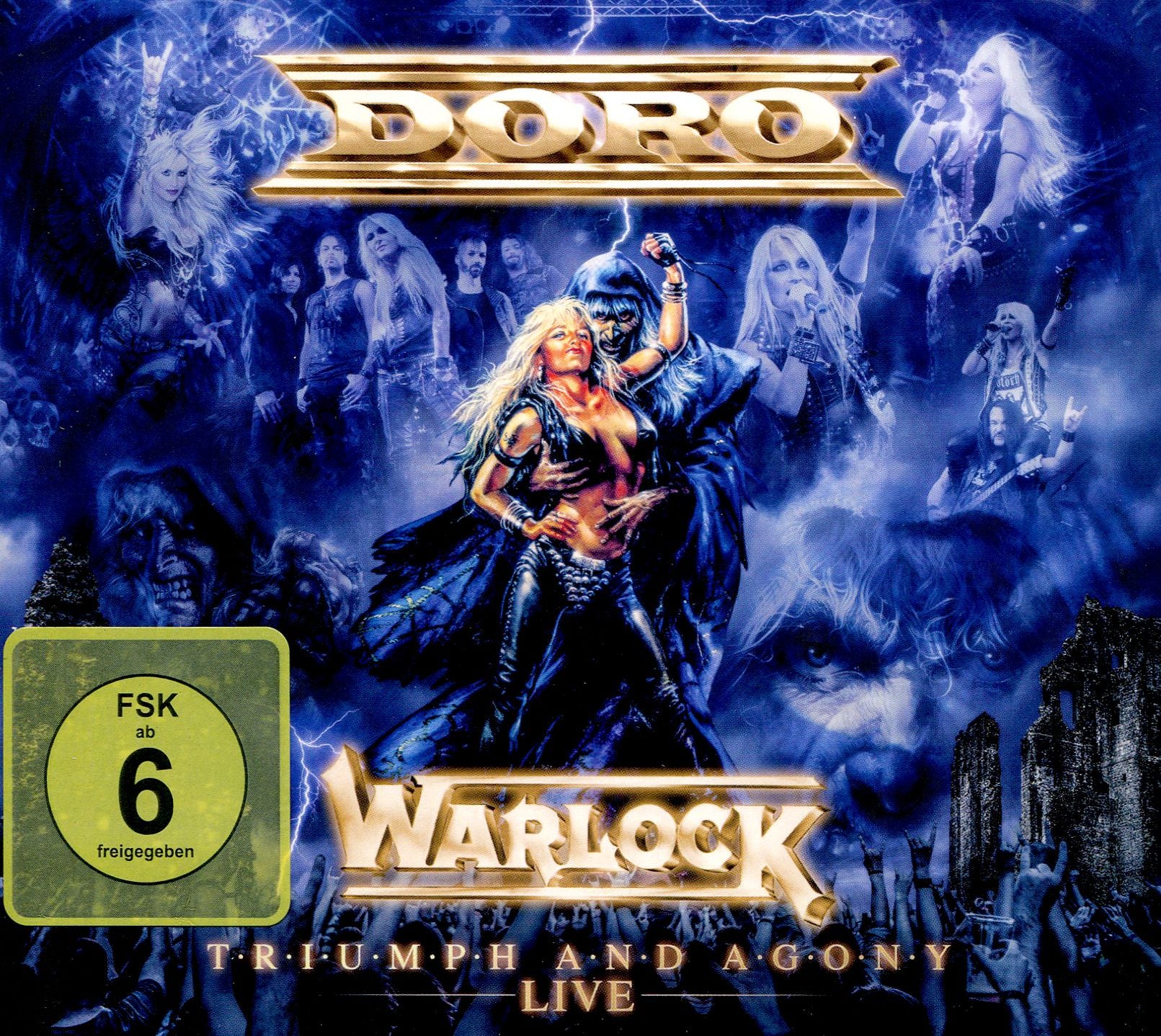 Warlock: Triumph & Agony Live [Digipak + Blu-Ray]