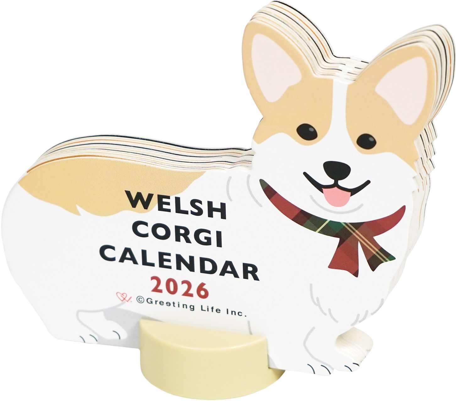 2026 ANIMAL DIE CUT CALENDAR - WELSH CORGI