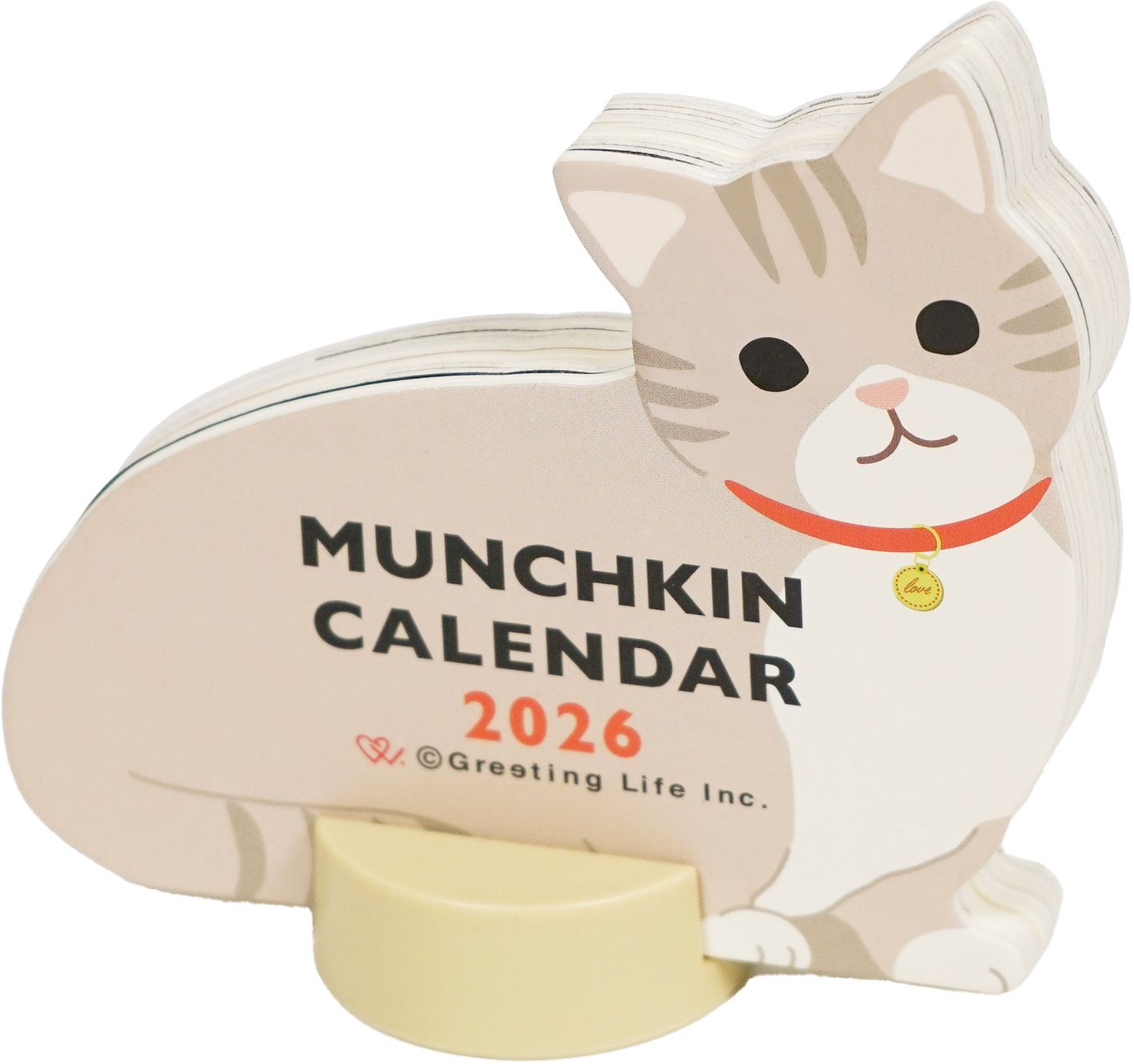 2026 ANIMAL DIE CUT CALENDAR - MUNCHKIN