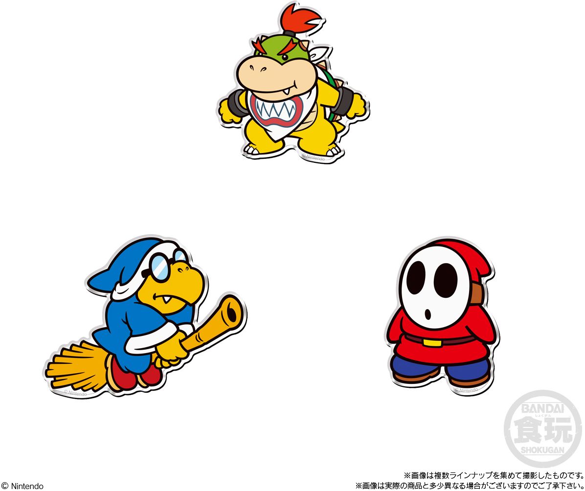 Super Mario Character Magnets 2 "Super Mario", Bandai Shokugan Character Magnets