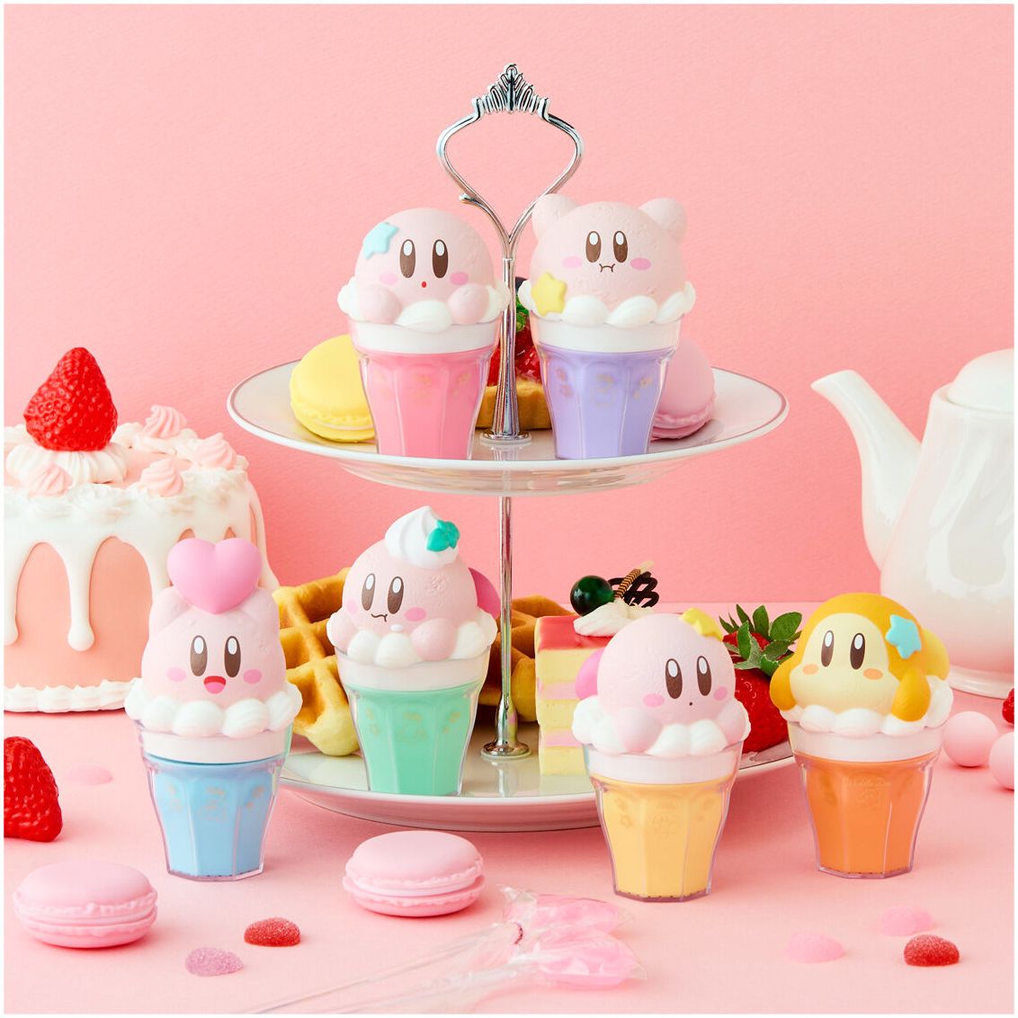 CharaLatte Float Case - Kirby Bandai Shokugan CharaLatte Case