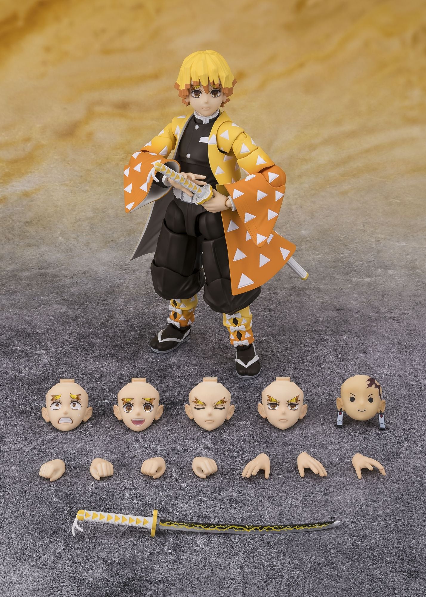 Zenitsu Agatsuma "Demon Slayer: Kimetsu no Yaiba", TAMASHII NATIONS S.H.Figuarts