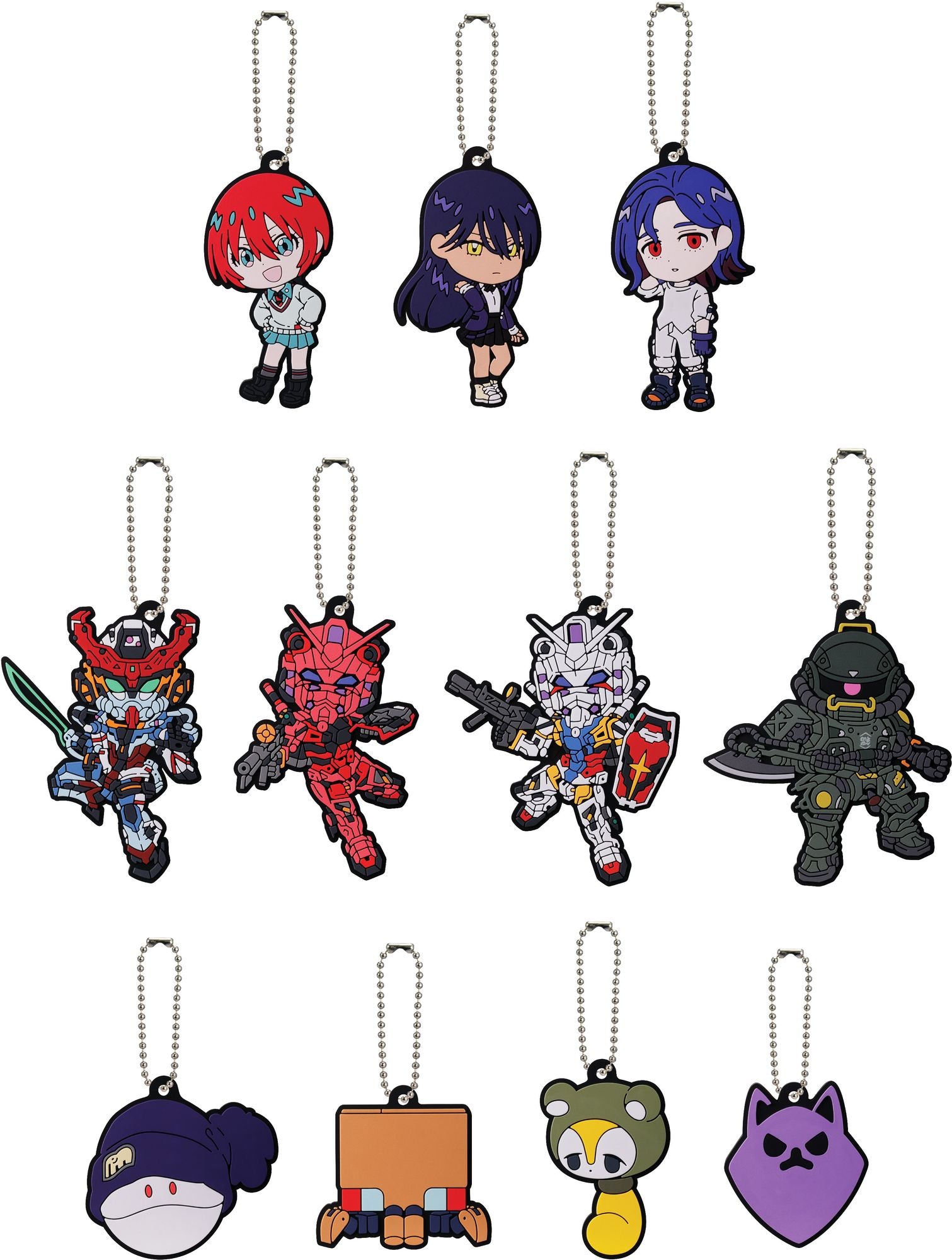 "Mobile Suit Gundam GQuuuuuuX" Rubber Charm , Ichibansho Zakka
