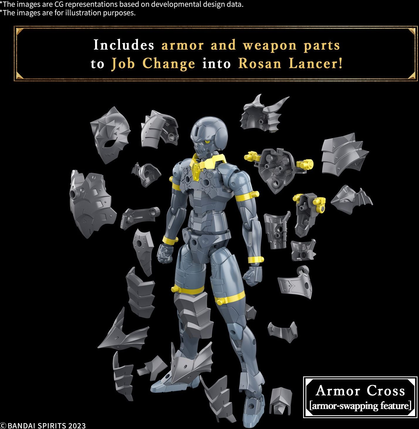 #12 Rosan Lancer, Bandai Hobby 30 MF