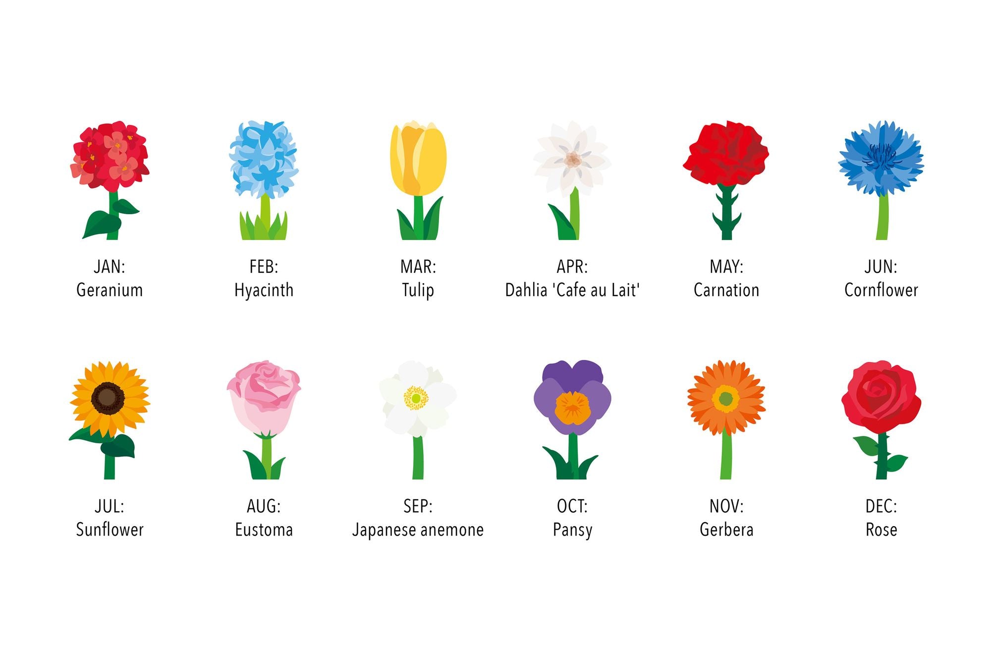 2026 Good Morning Calendar Flowers