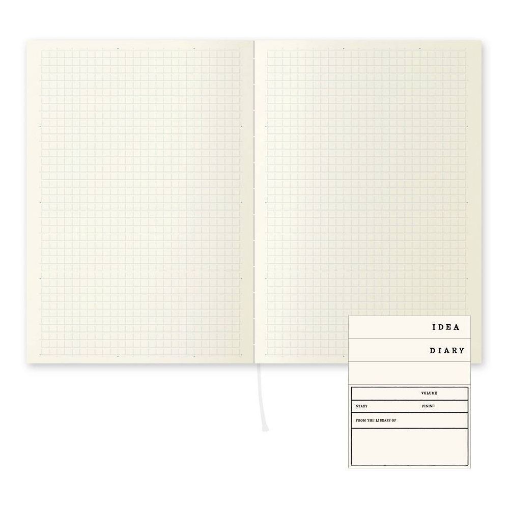 Midori A5 Journal Pages - Gridded