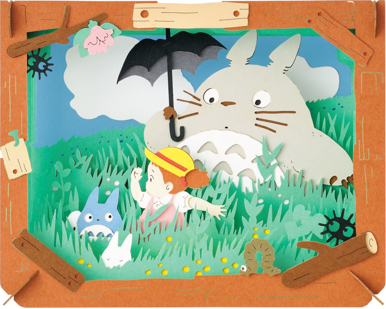 "My Neighbor Totoro" Totoro Strolls Through the Fields Ensky Paper Theater