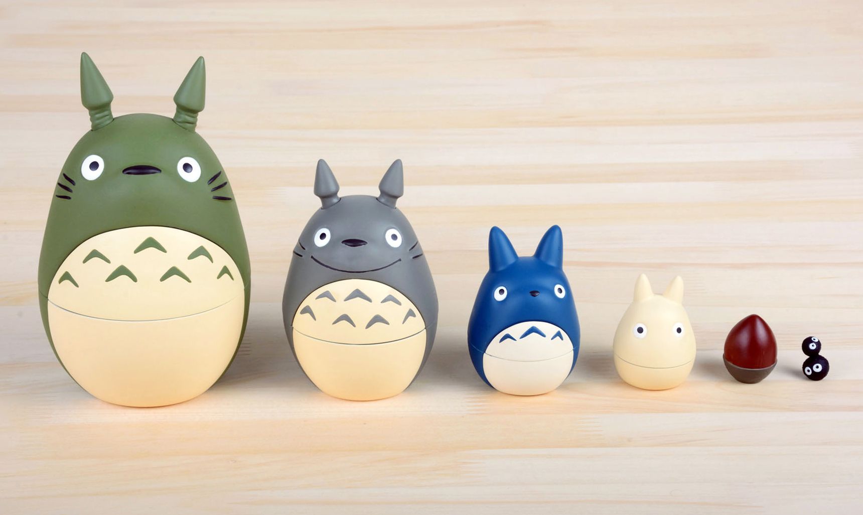 Totoro Nesting Dolls (6 Piece) "My Neighbor Totoro" Ensky