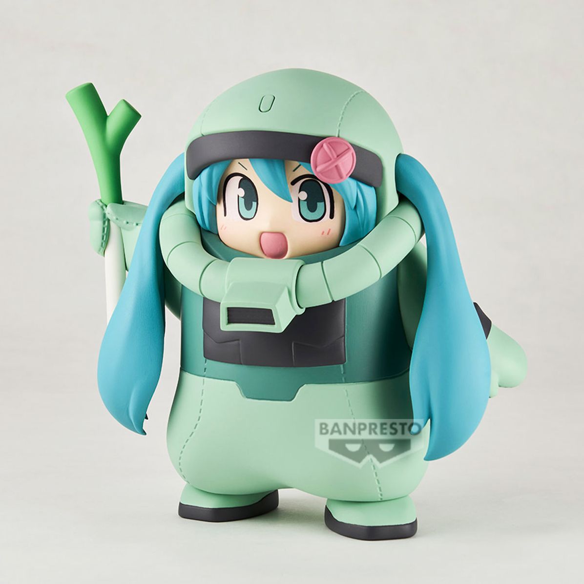 Gundam 45th x Hatsune Miku Zaku Costume Statue