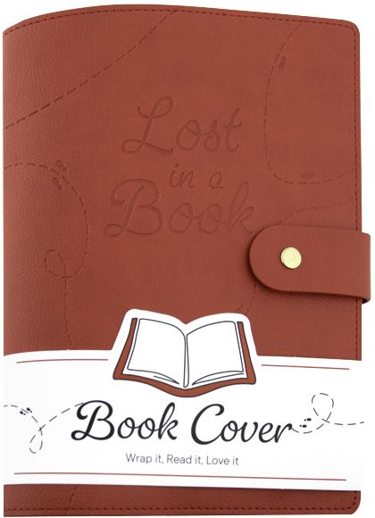 Lost in a Book Faux Leather Book Cover