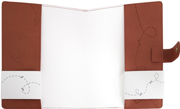 Lost in a Book Faux Leather Book Cover