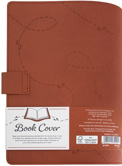 Lost in a Book Faux Leather Book Cover