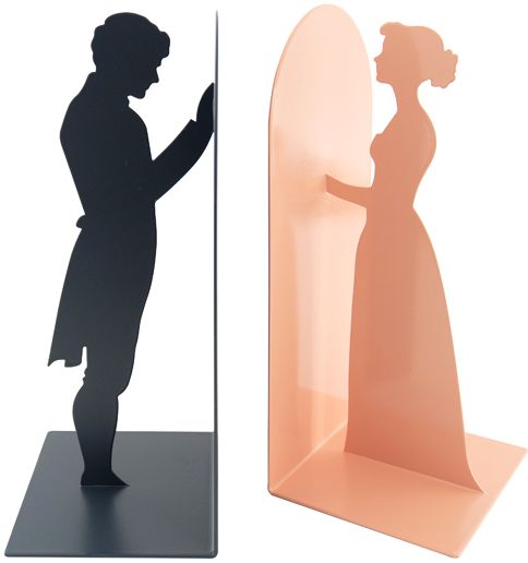 Pride and Prejudice Metal Bookend