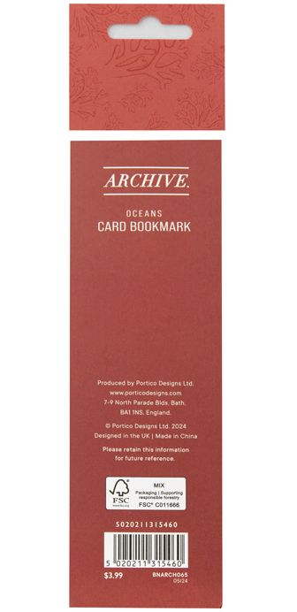 Archive Oceans Bookmark