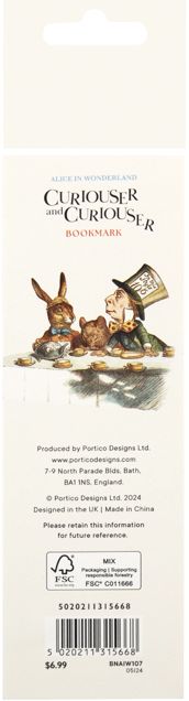 Alice In Wonderland: Mad Hatter Bookmark
