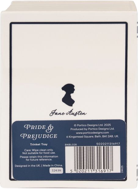 Pride and Prejudice Ceramic Trinket Tray