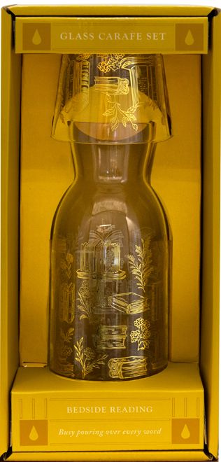 Bedside Reading Water Carafe and Glass Set