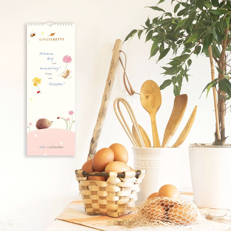 2026 Ginger Betty Slim Calendar