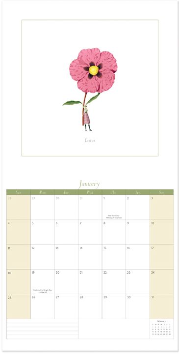 2026 Laura Stoddart - SQ Mini Calendar