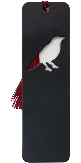 Raven Shaped Bookmark