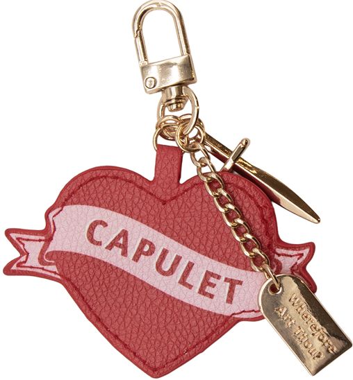 Romeo and Juliet Charm Key Chain
