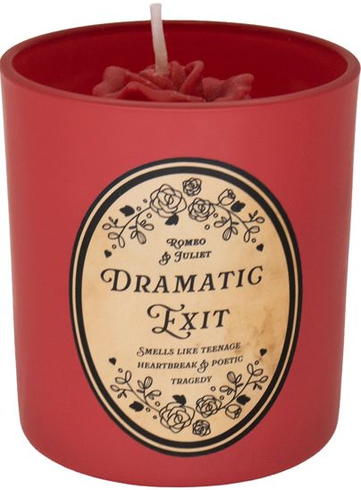 Romeo and Juliet Rose Moulded Candle