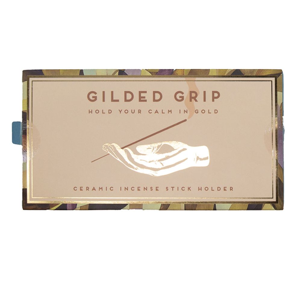 Gilded Grip Incense Holder