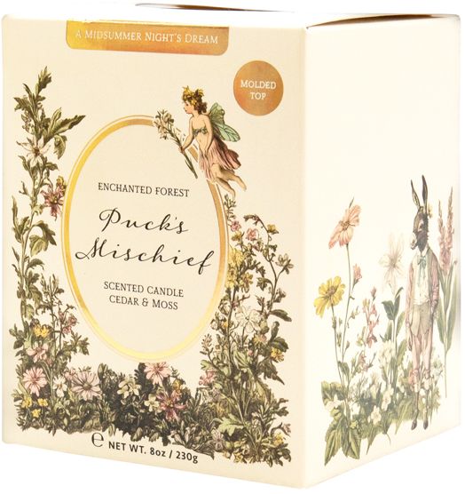 Midsummer Nights Dream Pucks Mischief Candle