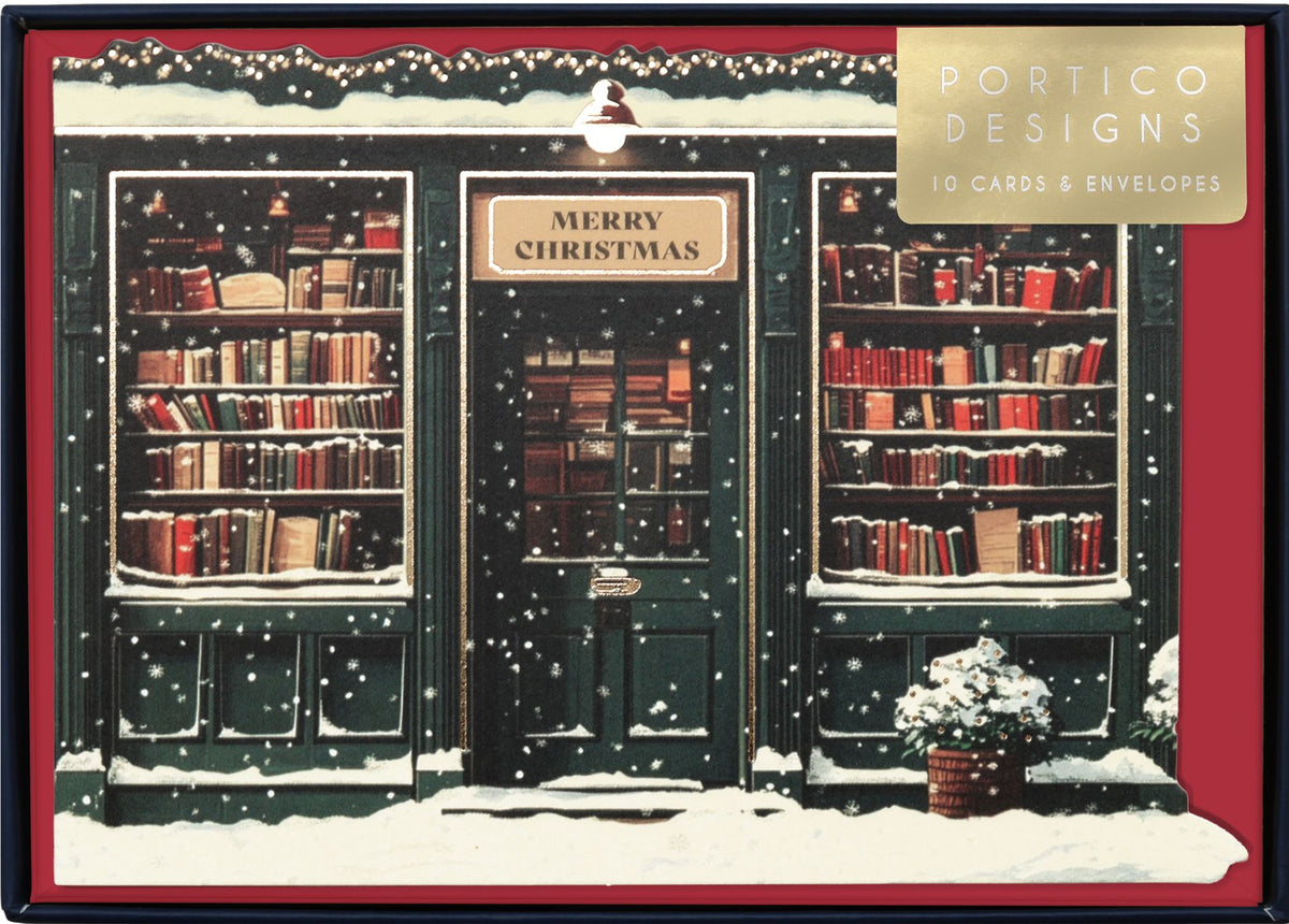 Holiday Bookstore Boxed Cards
