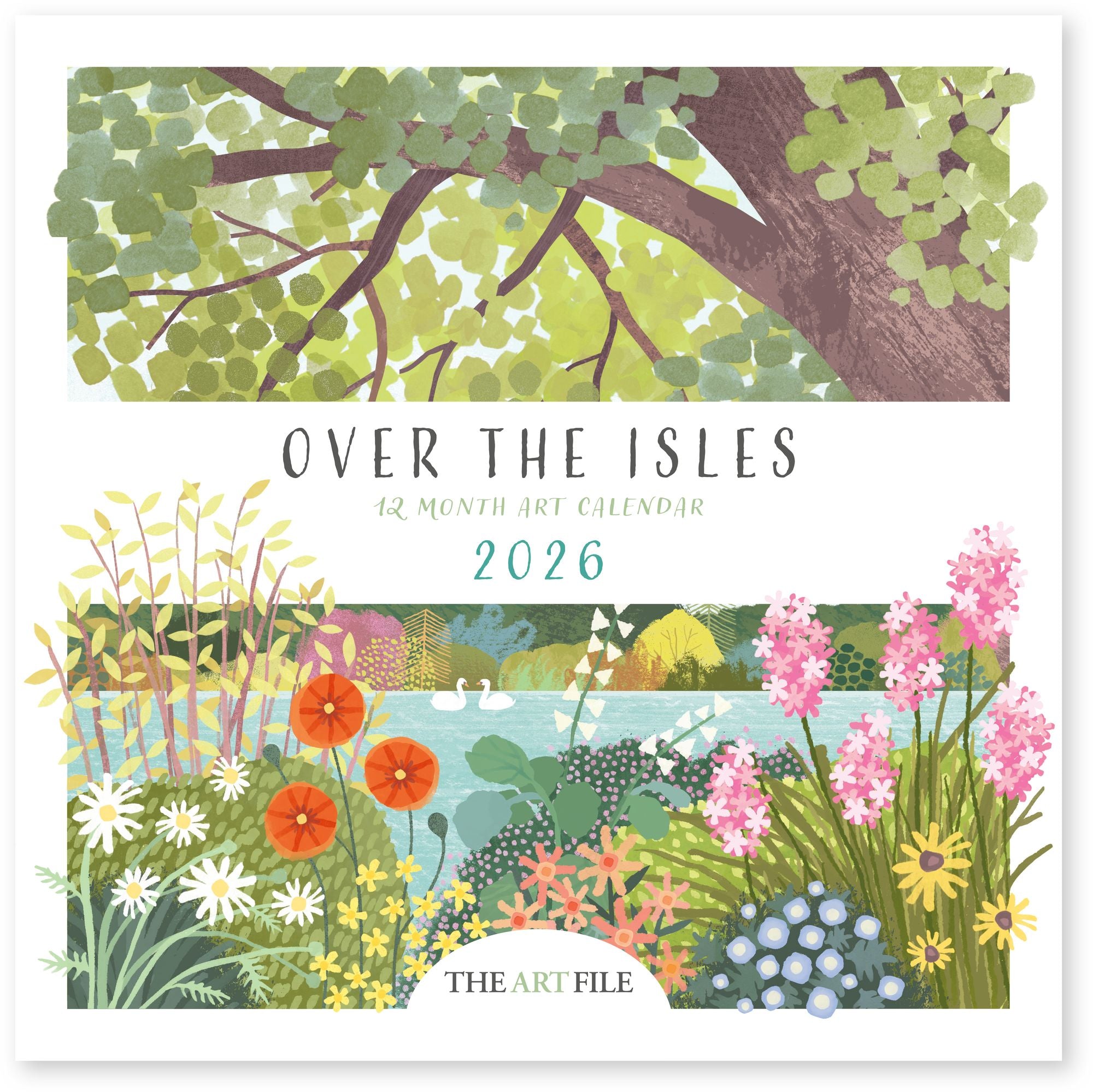 2026 OVER THE ISLES WALL CALENDAR