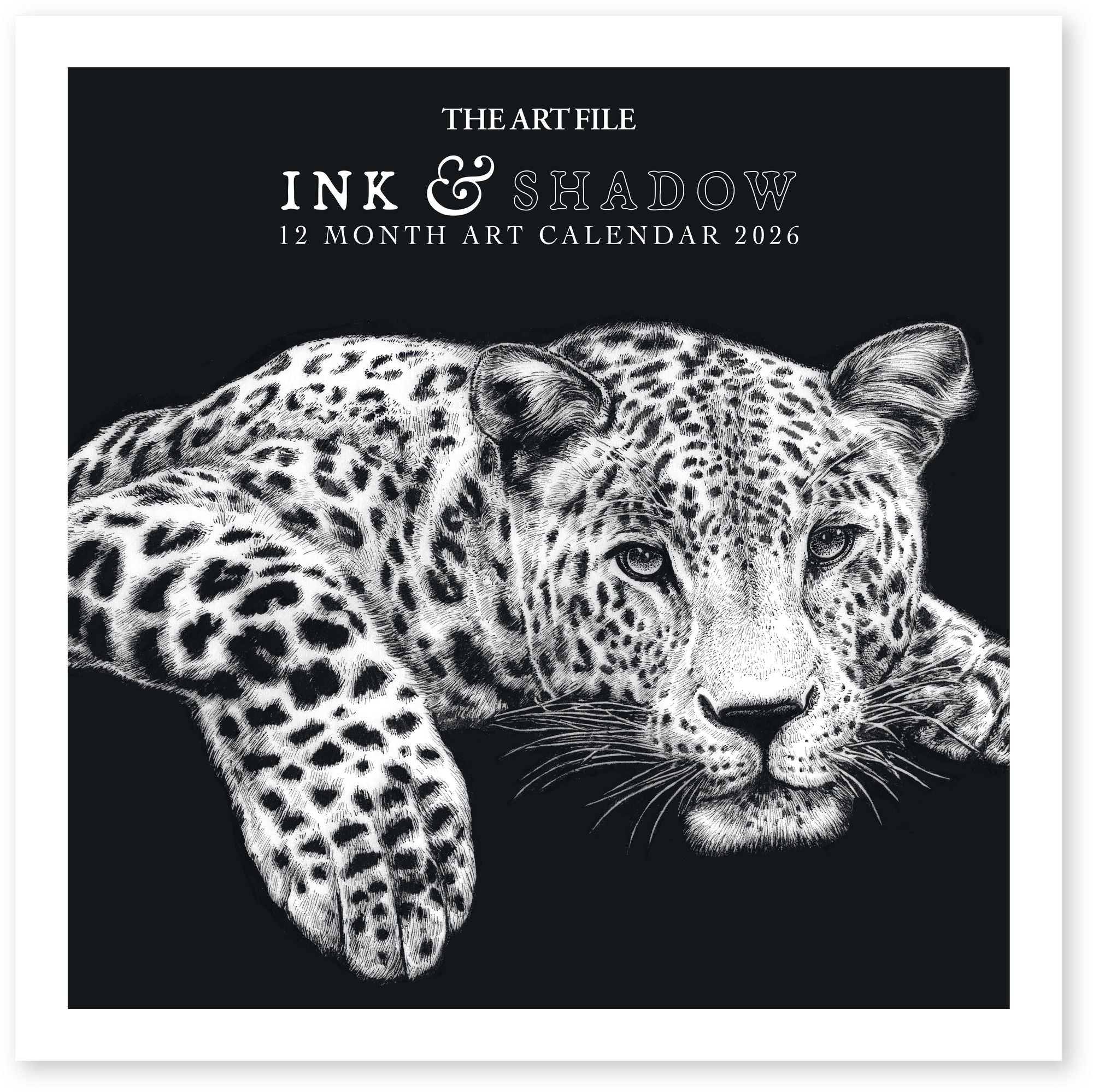 2026 INK & SHADOW WALL CALENDAR