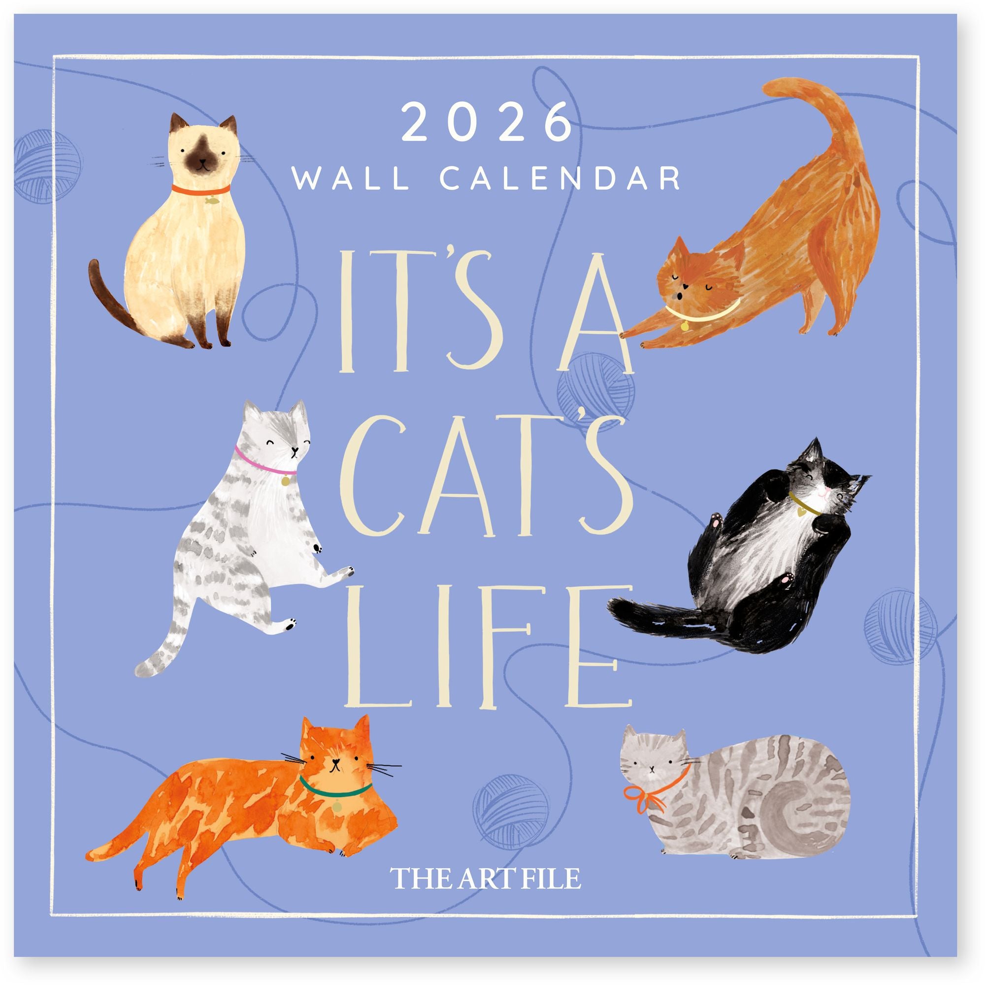 2026 IT'S A CAT'S LIFE WALL CALENDAR