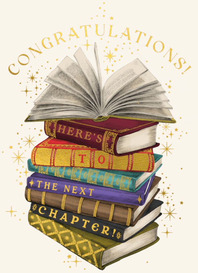 Books Mini Congrats Card