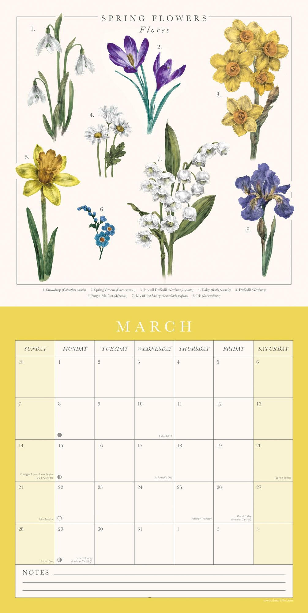 2027 Nature's Pocketbook Wall Calendar